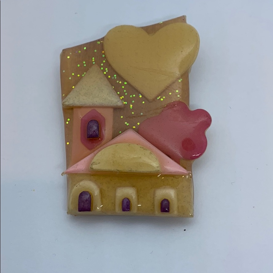Vintage House Pins By Lucinda Brooch Pin